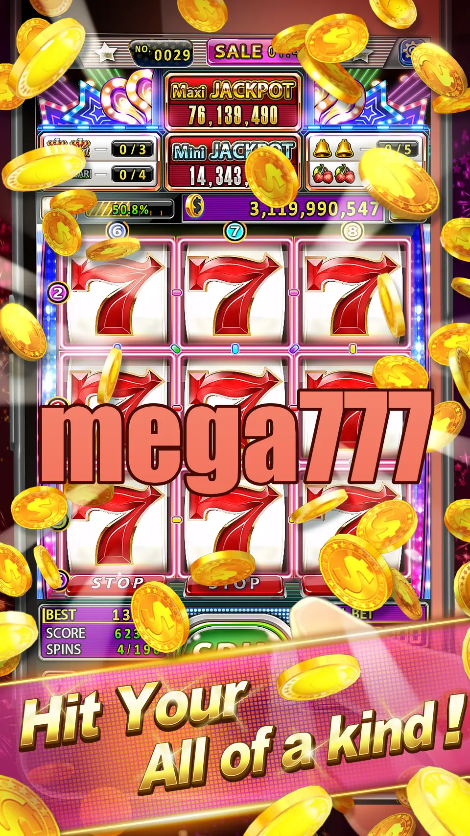 mega777 Tangkapan Layar - APK Resmi