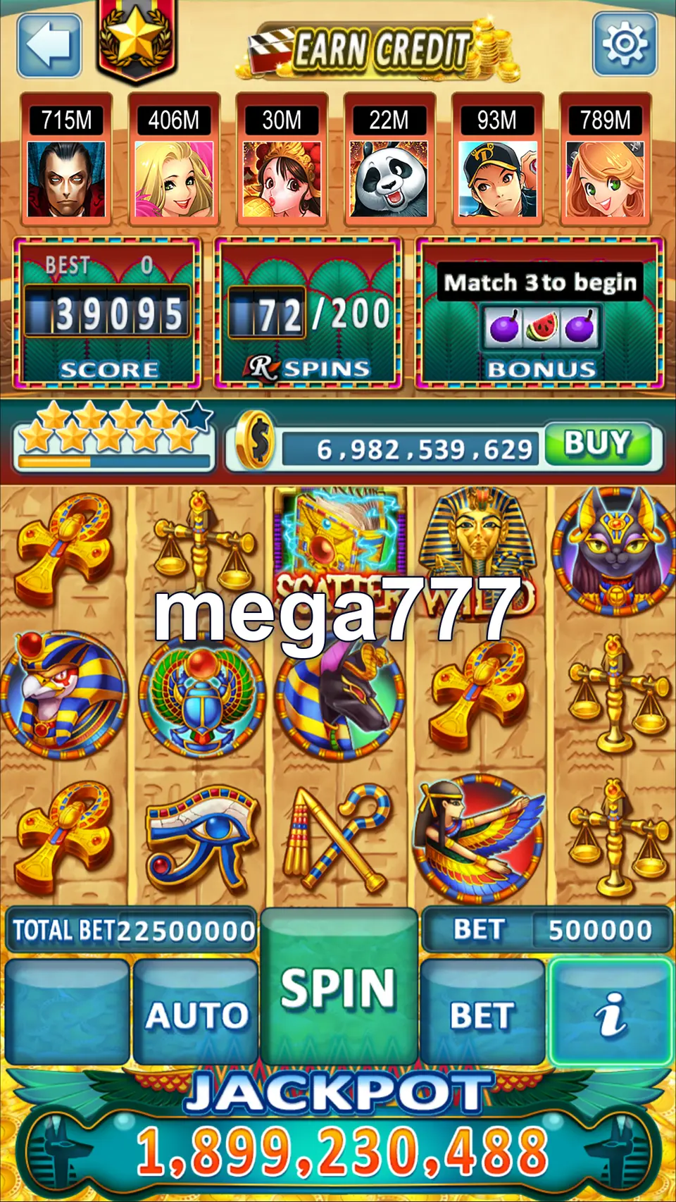 mega777 Tangkapan Layar Resmi APK